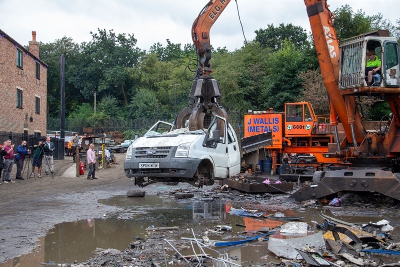 Other image for Tipper crushed and £1k fine in fly-tipping crackdown